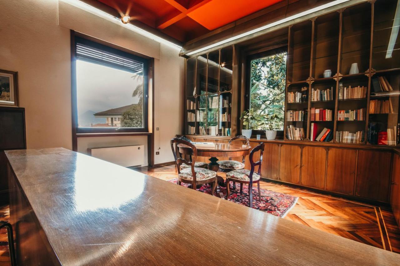 Library Apartment - Villa Candela Stresa Esterno foto